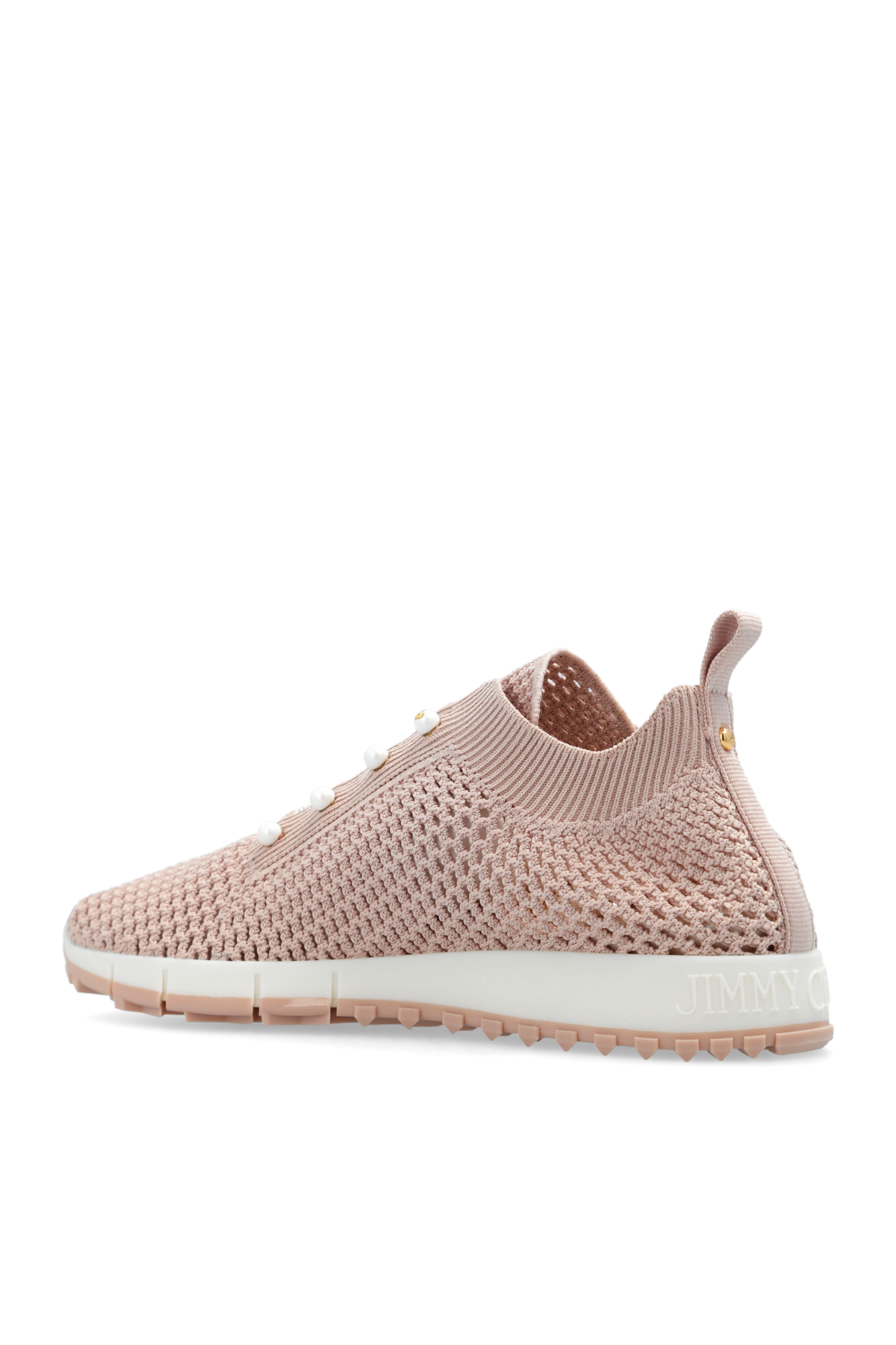 Rose gold jimmy choo on sale trainers